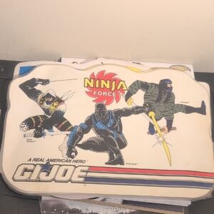 Vintage RARE G.I. Joe Ninja Force Plastic Laminated Kids Place Mat 1993 Retro